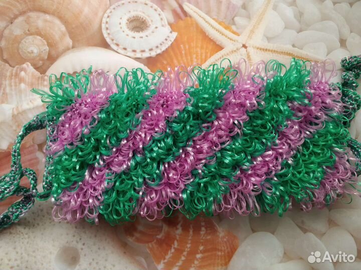 Мочалка ручной работы