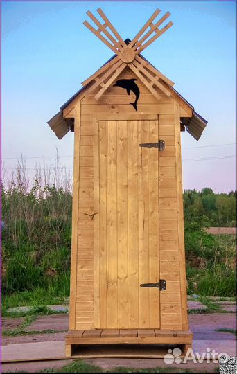 Уличный туалет с установкой