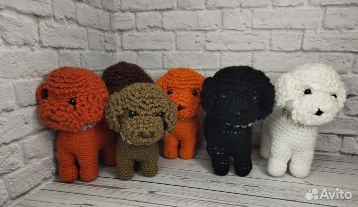 Пуделя вязанные