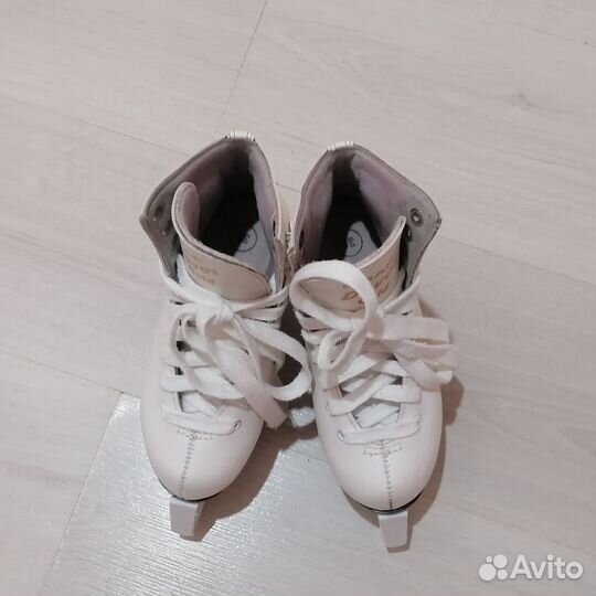 Коньки фигурные Graf Davos gold 31 р-р