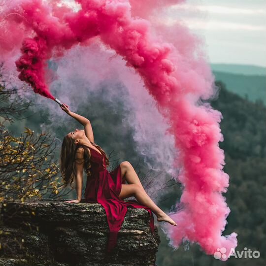 Цветной дым для фотосессии