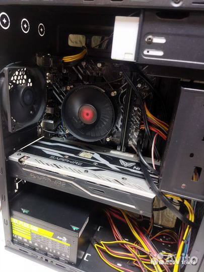 Игровой пк Intel Core i3 12100 + RX480- 8Gb