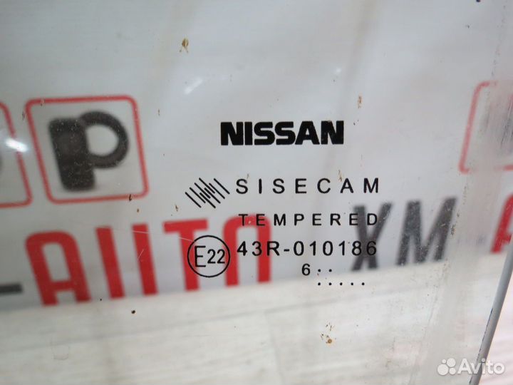 Стекло двери переднее левое Nissan Almera G15