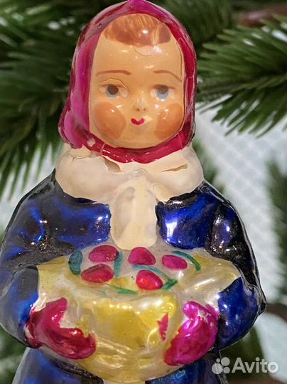 Елочная игрушка СССР Даренка (28)
