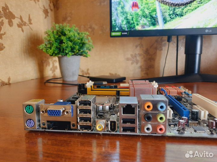 Материнская плата asus P5E-VM SE LGA77 +процессор