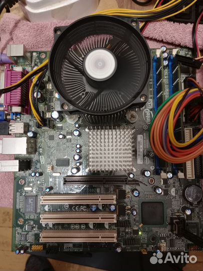 Комплект Intel D865GSA+ процессор+озу 2Gb,Hdd80Gb