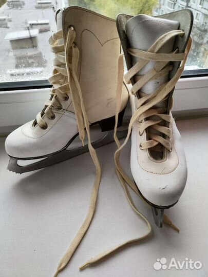 Коньки детские фигурные советские,размер 20,5