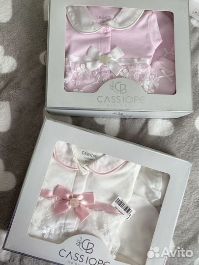 Комплект на выписку для новорожденных новый