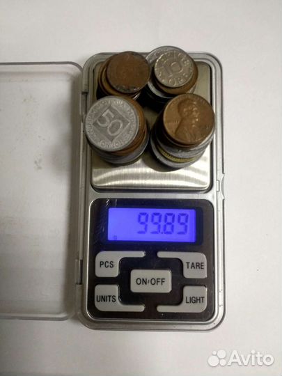 0.5 кг иностранных монет