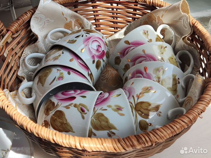 Чайный сервиз СССР Барановка на 15 персон