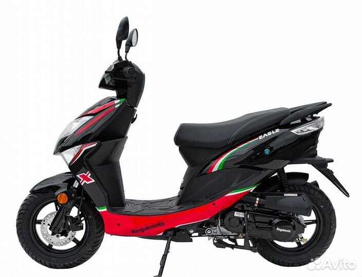 Скутер regulmoto eagle 50 (LJ80QT-3L) колёса R12