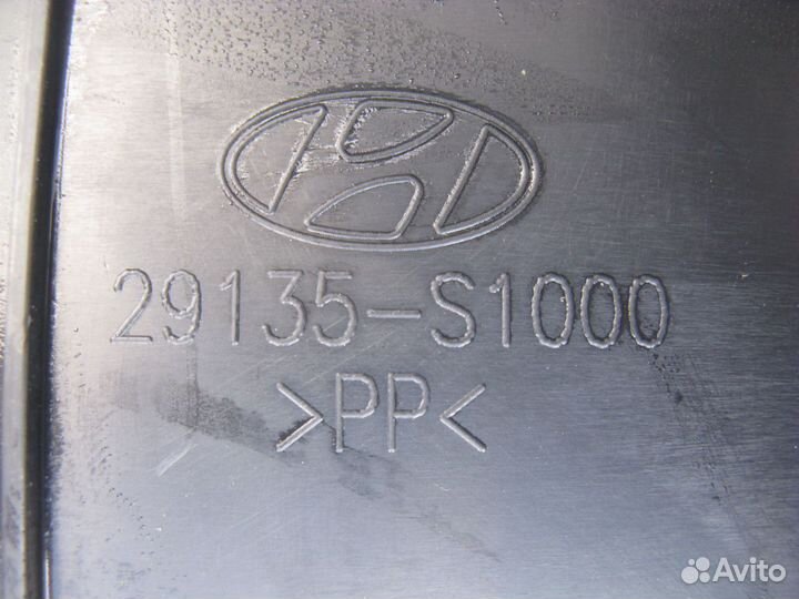 Панель воздуховод радиатора Hyundai Santa Fe 2018+