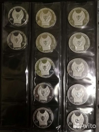 Монеты др Конго /Монеты Остров Кресент