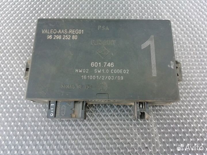 Эбу блок управления парктрониками Ситроен с5