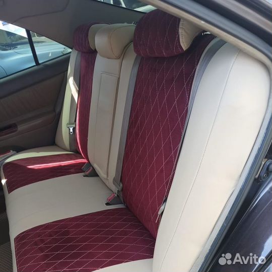 Авточехлы из эко кожи на toyota camry