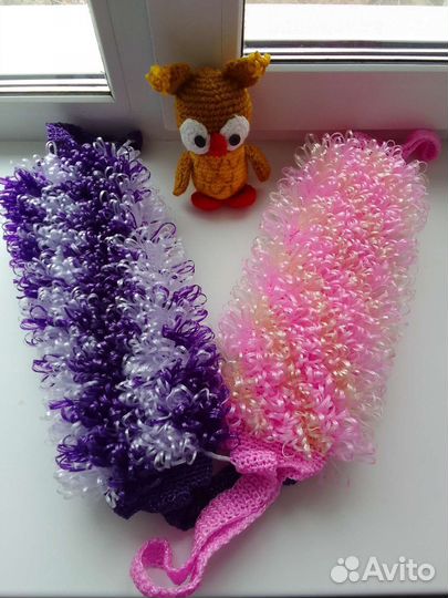 Мочалка ручной работы