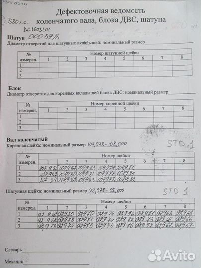 Коленвал Scania 1428634