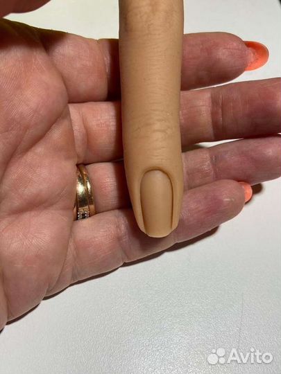 Палец муляж силиконовый тренировочный для маникюра