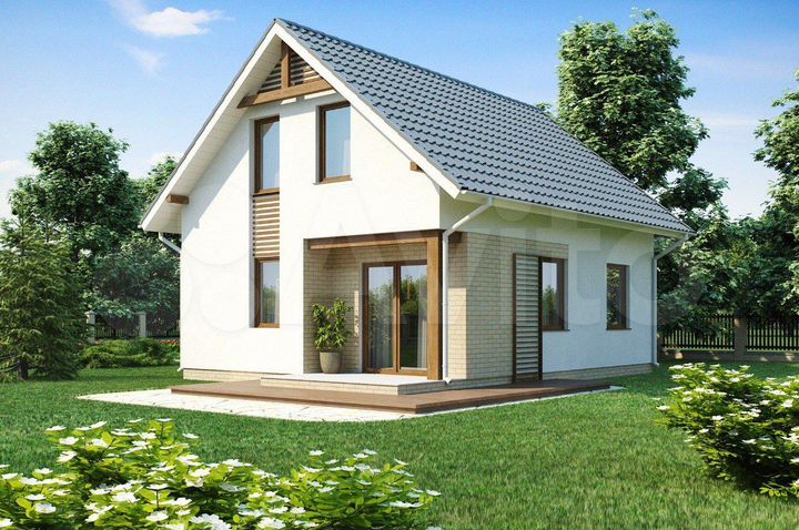 Дом 120 м² на участке 5 сот.