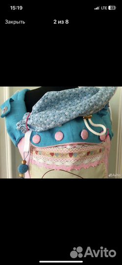 Эргорюкзак с комби-поясом Слинг Алоэ (Aloe slings)