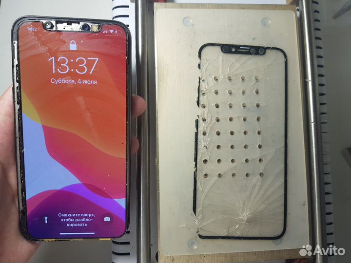 Замена стекла iPhone iPad Watch