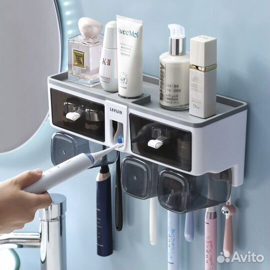 Дозатор для зубной пасты Органайзер в ванную