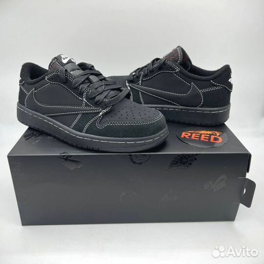 Nike Travis Scott Air Jordan 1 Low Black Phantom