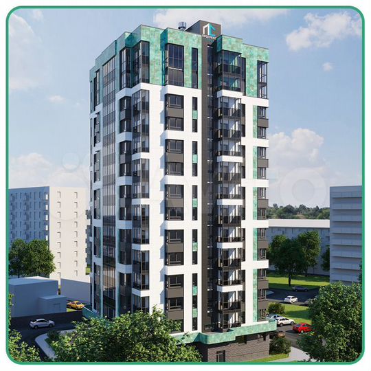 2-к. квартира, 61,1 м², 9/14 эт.