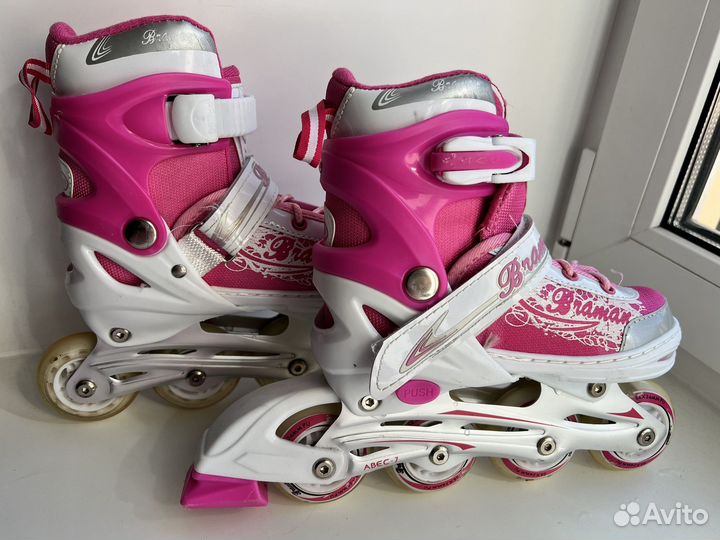 Роликовые коньки детские раздвижные 29-33р