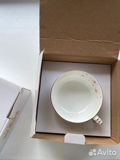 Чайная пара (фарфор тонкий)