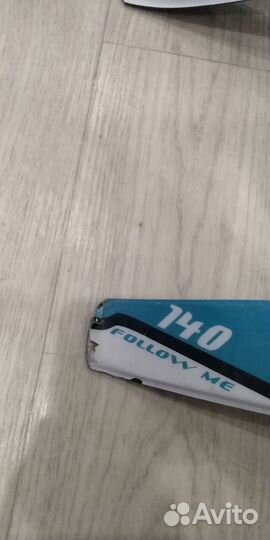 Лыжи с ботинками(крепления)