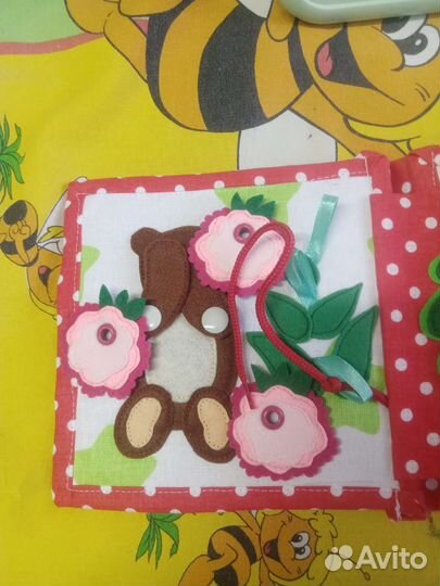 Развивающая книжка из фетра