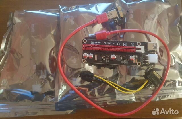 Райзер для видеокарт 6 pin