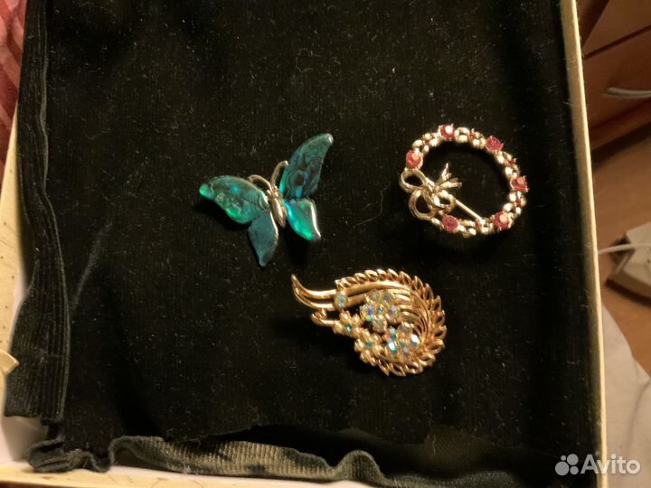 Винтажная брошь США