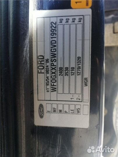 Разбор на запчасти Ford Galaxy