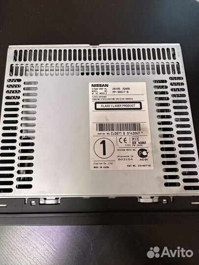 Штатная магнитола Nissan x trail t31