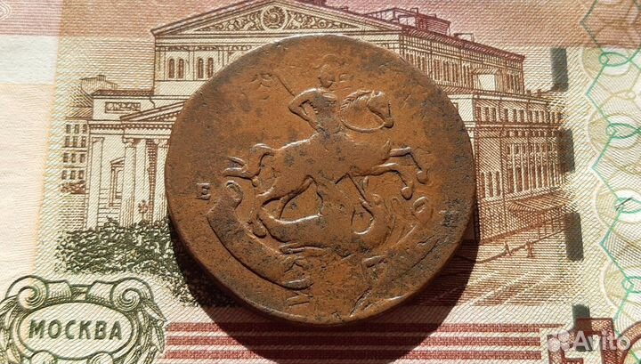 2 копейки 1793 павловский перечекан R2