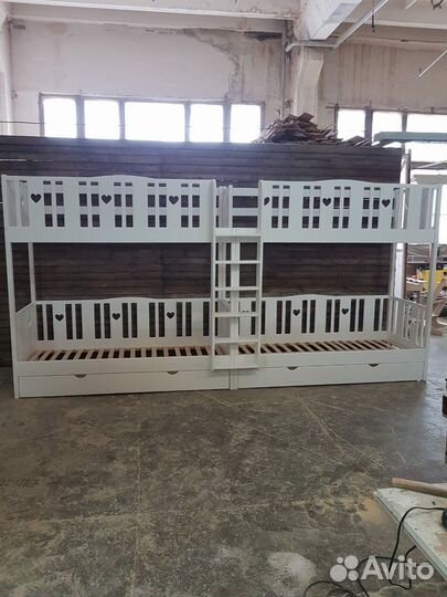 Детская кровать комплекс на 4 спальных места