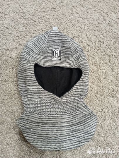 Шапка шлем на мальчика демисезонная