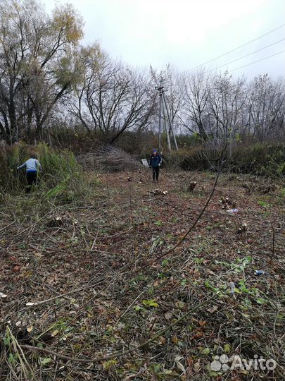 Слом домов, бань, гаражей, Расчистка участков