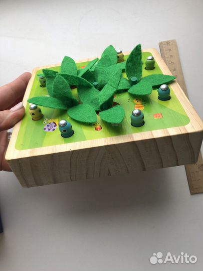 Сортер для малышей магнитная рыбалка Червячки и Мо