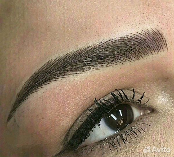 Микроблейдинг бровей (волосковый татуаж)