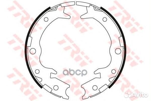 Колодки барабанные Honda accord 7, CR-V 2, FR