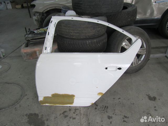 Дверь задняя левая skoda octavia a7