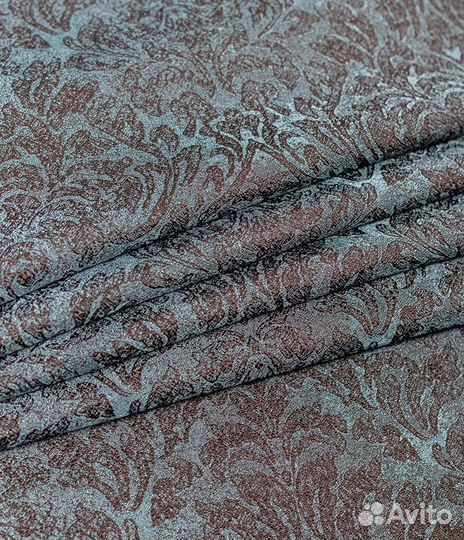 Штора портьерная Флоренция 175х260 см бирюза 1 шт;