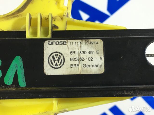 Стеклоподъёмник задний левый volkswagen polo 5 1.6