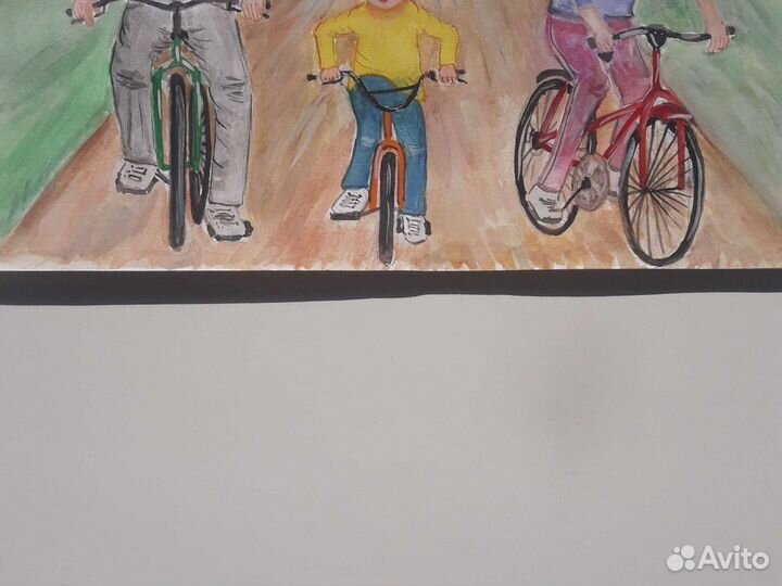 Рисунок Спорт.новогод. Море, Семья вел-дахДост Ле