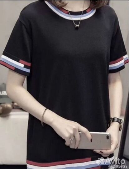 Стильный новый джемпер большого размера