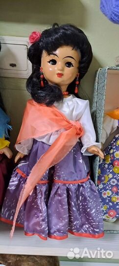 Кукла СССР прессопилки Цыганка-Кармен