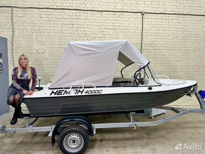 Алюминиевая лодка Neman-400 PRO без регистрации
